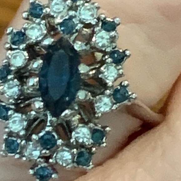 18k gold plated cocktail ring - Picture 2 of 5